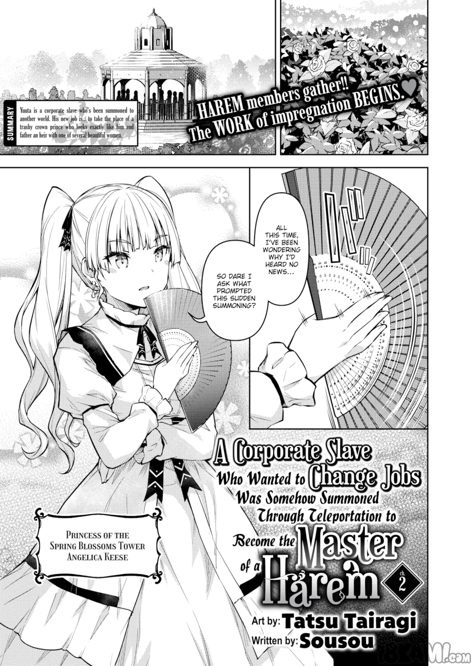 A Corporate Slave Who Wanted to Change Jobs Was Somehow Summoned Through Teleportation to Become the Master of a Harem